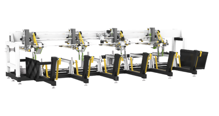 Ременная система подачи трубных заготовок